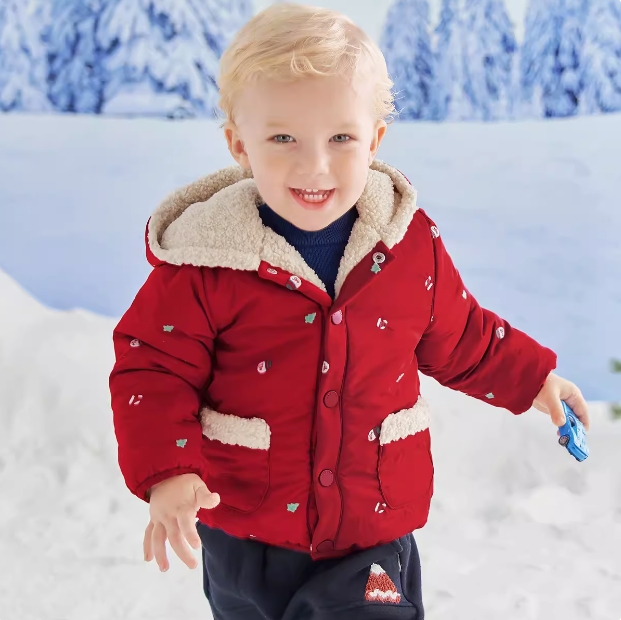 Winter cotton-padded jacket Children's cotton-padded jacket Baby boy Baby cotton-padded jacket foreign style top children's coat