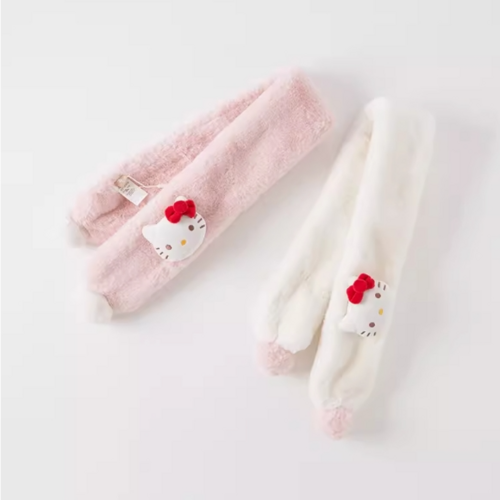 Winter new girls' scarf Children's baby plush neck to keep warm