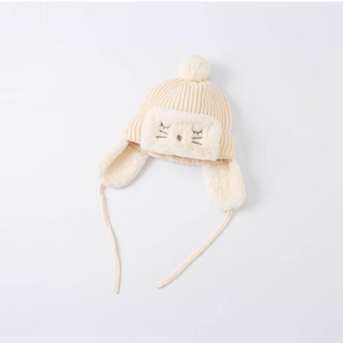 New winter hats for children and girls cute plush warm pullover hats