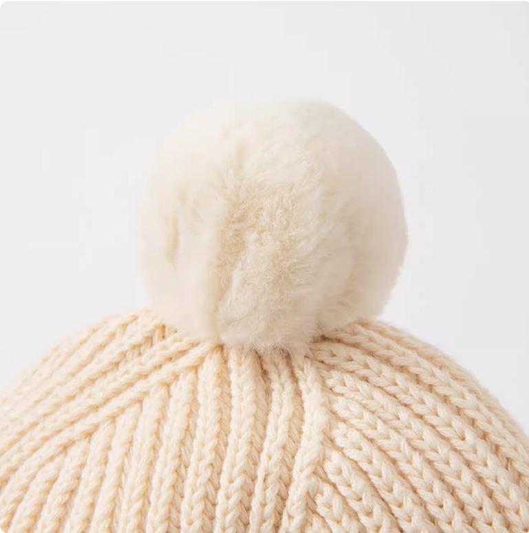 New winter hats for children and girls cute plush warm pullover hats