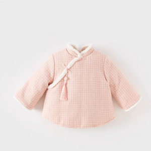 Chinese retro national style girl's cotton-padded winter jacket children's cotton-padded jacket