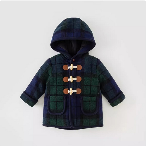 2024 cotton-padded winter boys' padded padded baby warm coat