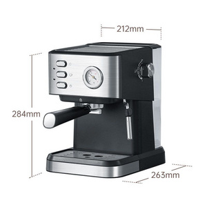 Portable Home Commercial Filter Semi Automatic Stainless Steel Espresso Coffee Machine