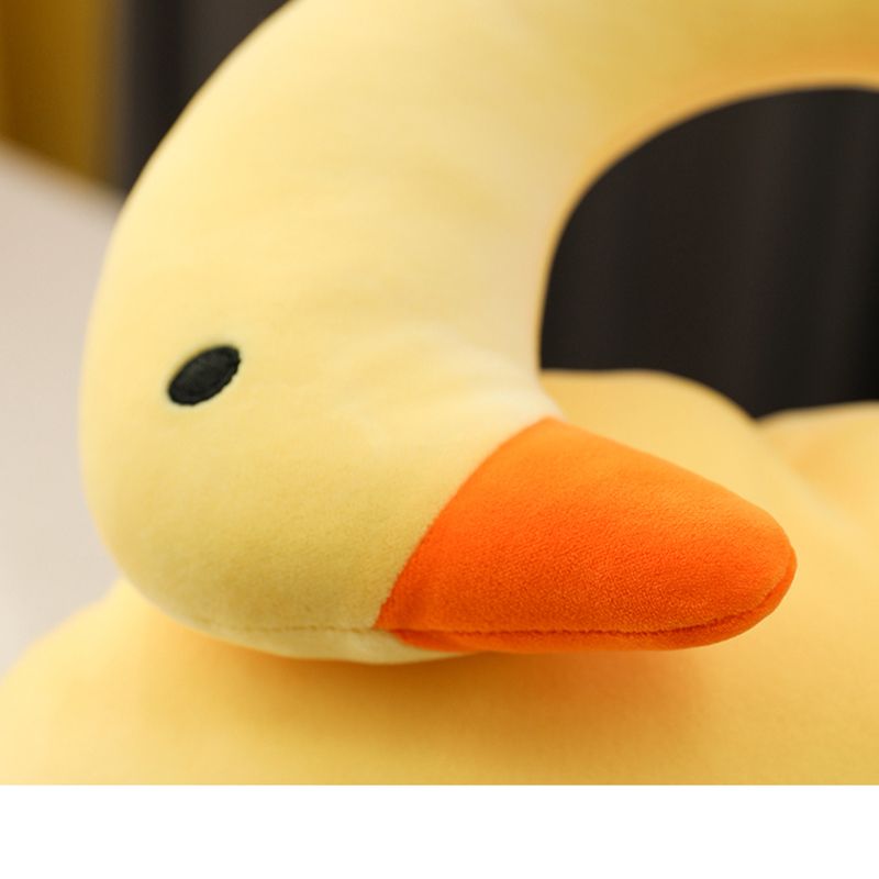 Multifunctional Duck Plush Pillow with Hidden Blanket