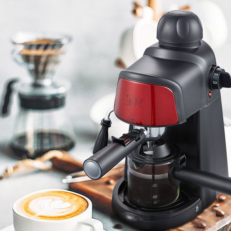 Household Semi Automatic Steam Milk Foam Serve Single Mini Coffee Espresso Capsule Making Machine