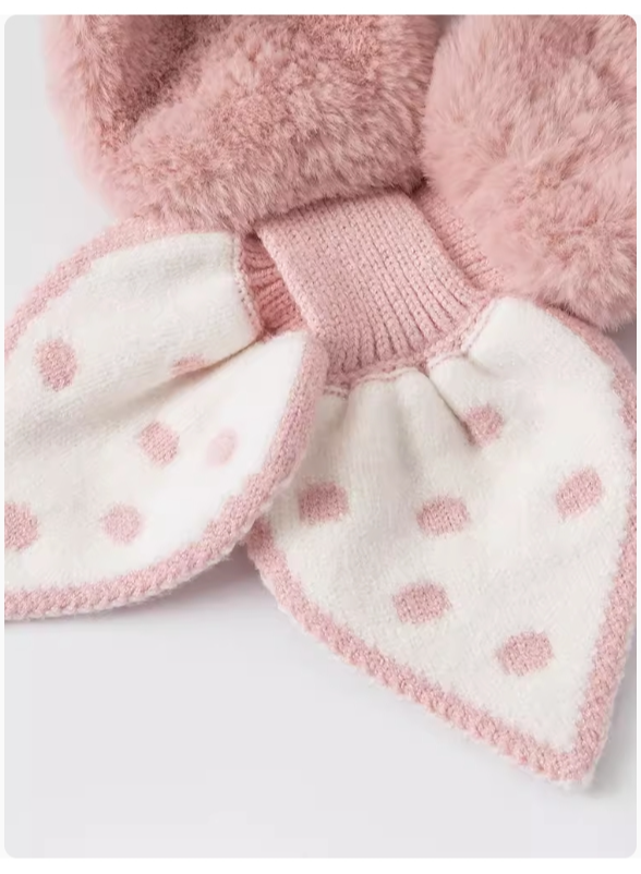 Children's scarf Girls winter new baby plus cashmere warm neck little children's foreign style scarf