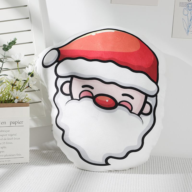 Festive Christmas Pillows Featuring Santa Claus, Tree, and Bells - Perfect Sofa Decorations