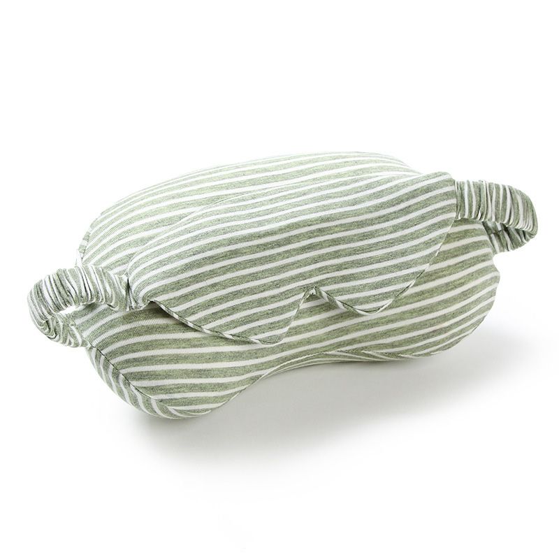 Striped Bead-Filled Eye Mask Pillow Soothing Sleep Aid