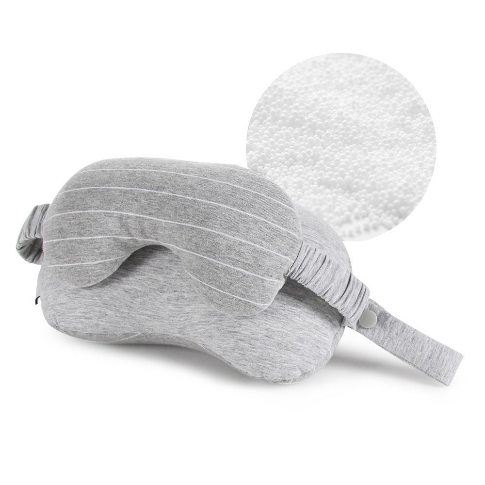 Striped Bead-Filled Eye Mask Pillow Soothing Sleep Aid