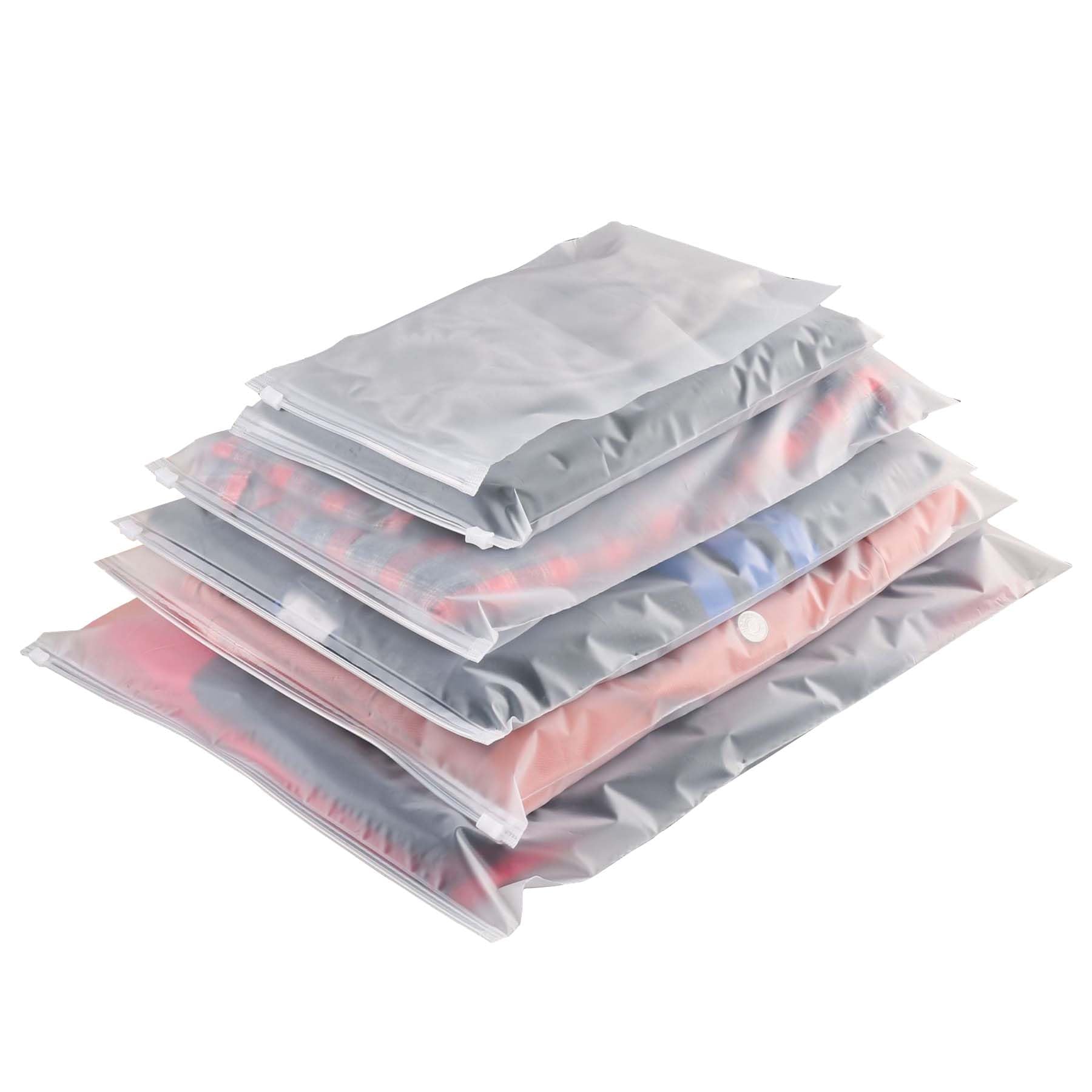 Clear Plastic Zip Snack Bags Resealable Zip Bags Freezable single zipper disposable For snacks And treats