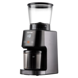 Automatic Commercial Adjustable Grind Setting Timer Eespresso Mill Electric Conical Burr Coffee Grinder