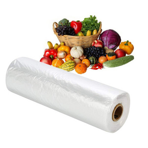 Plastic Produce Bag on a roll clear food storage bags pet bags diapers Bags