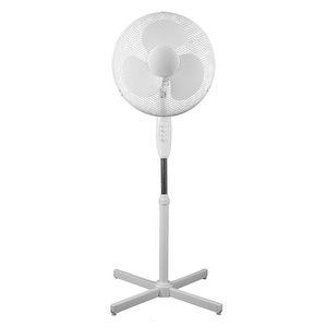 Height Tilt Adjustable Quiet Oscillation Mesh Stable Cross Base 16 Inch Stand Fan For Home