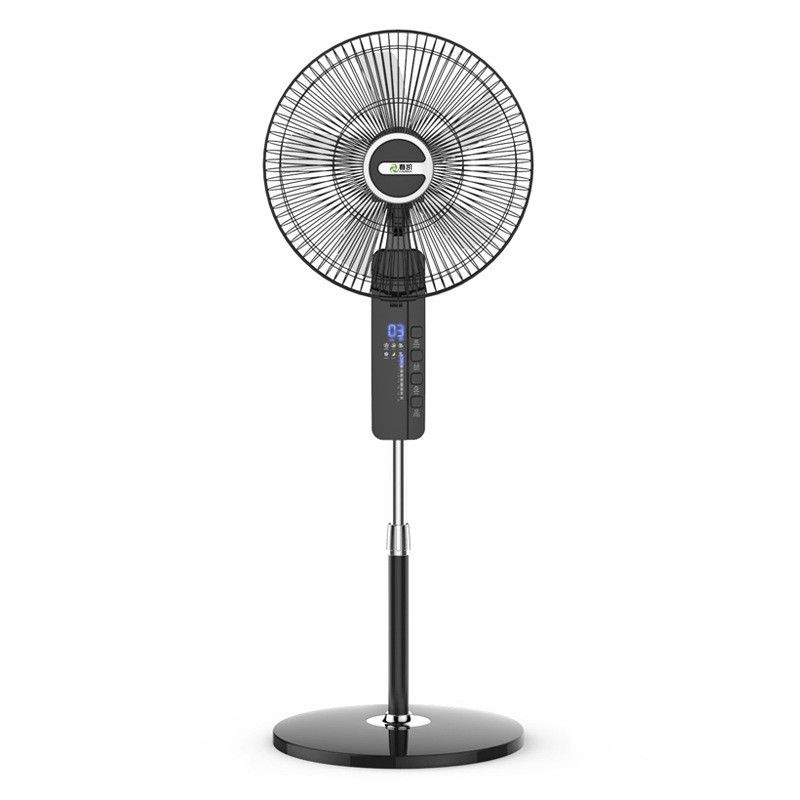 New Arrival Low Noise 16 Inch Electric 5 Blades Led Stand Fan With Remote