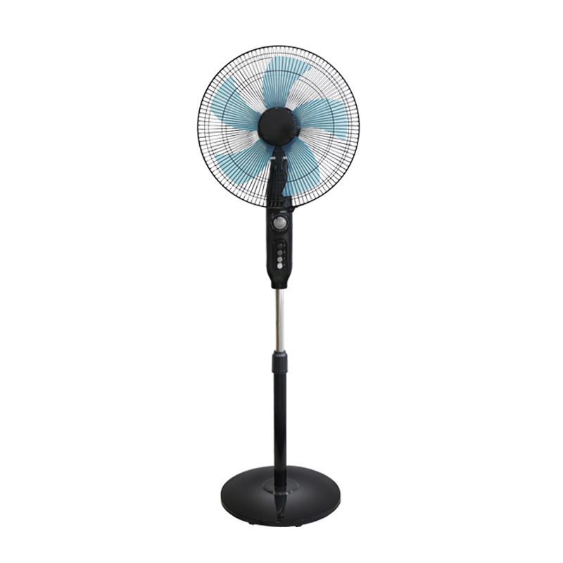 Vertical Electric Floor Fan Home Office Silent Shaking Head Pedestal Fans