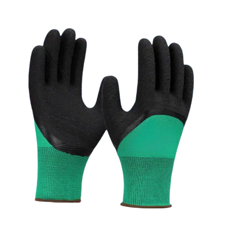 Latex foaming work site wear resistance tear resistance breathable non-slip logistics transport work protective gloves