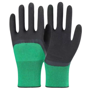 Latex foaming work site wear resistance tear resistance breathable non-slip logistics transport work protective gloves