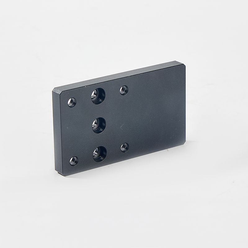 Aluminum Machined Parts Black Oxide with Holes High Quality