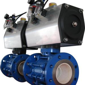 Anti-Abrasive Pneumatic Ceramic Lined Ball Valve