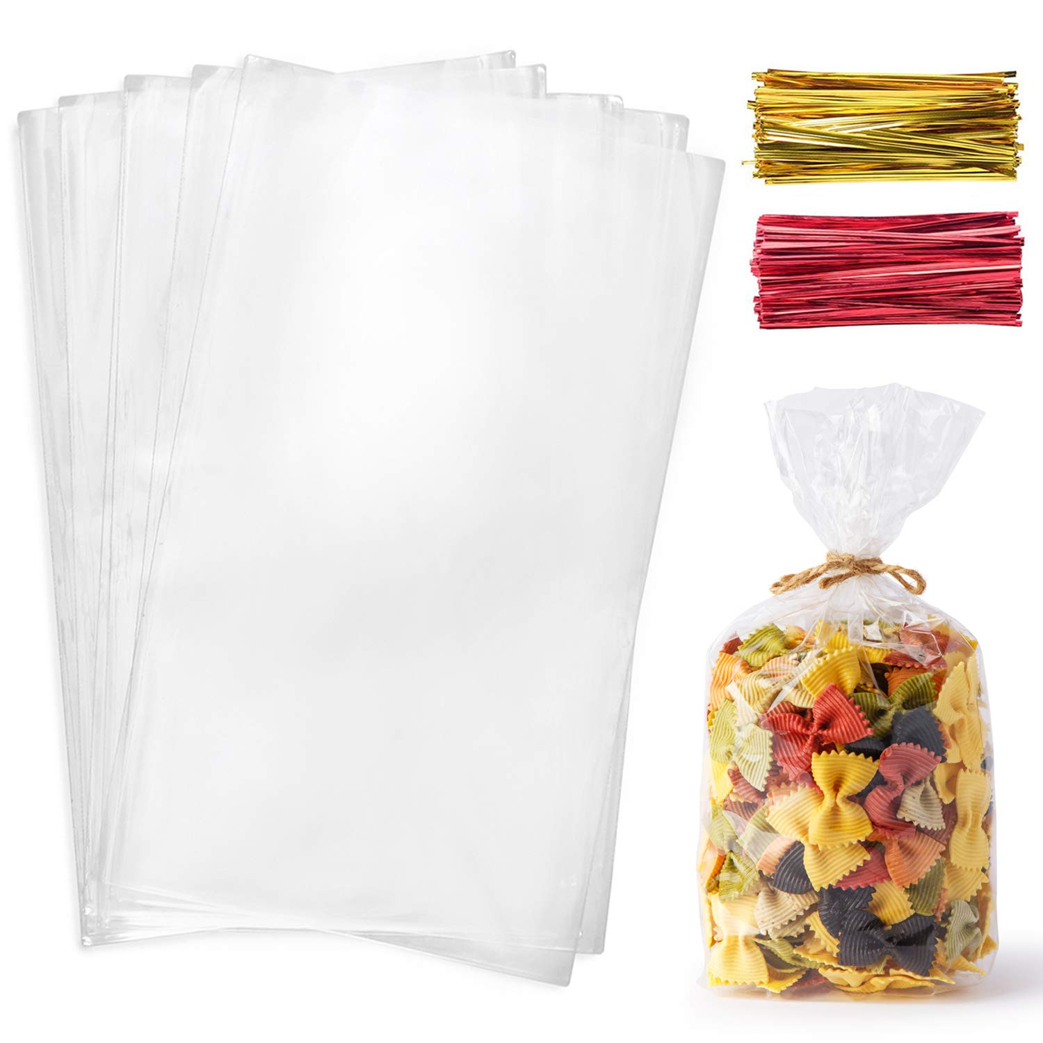 Polythene Flat Clear Storage Plastic Fresh Fruit packaging plain food saver roll bag for supermarket using