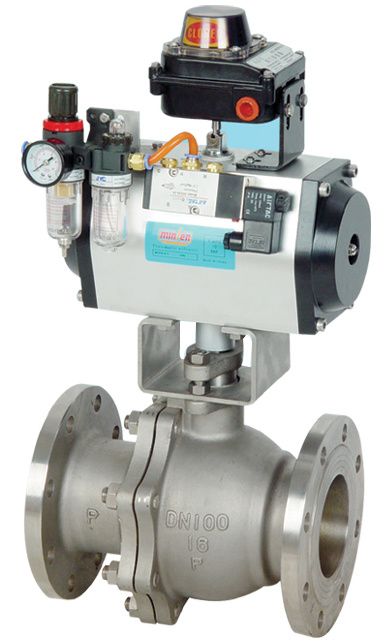 Pneumatic Soft Seated Ball Valve