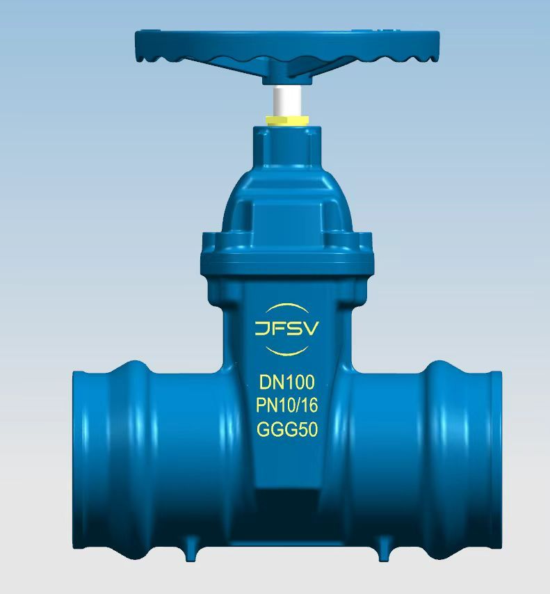 DIN3352 F5 Double socket gate valve