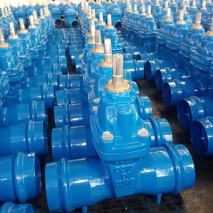 DIN3352 F5 Double socket gate valve