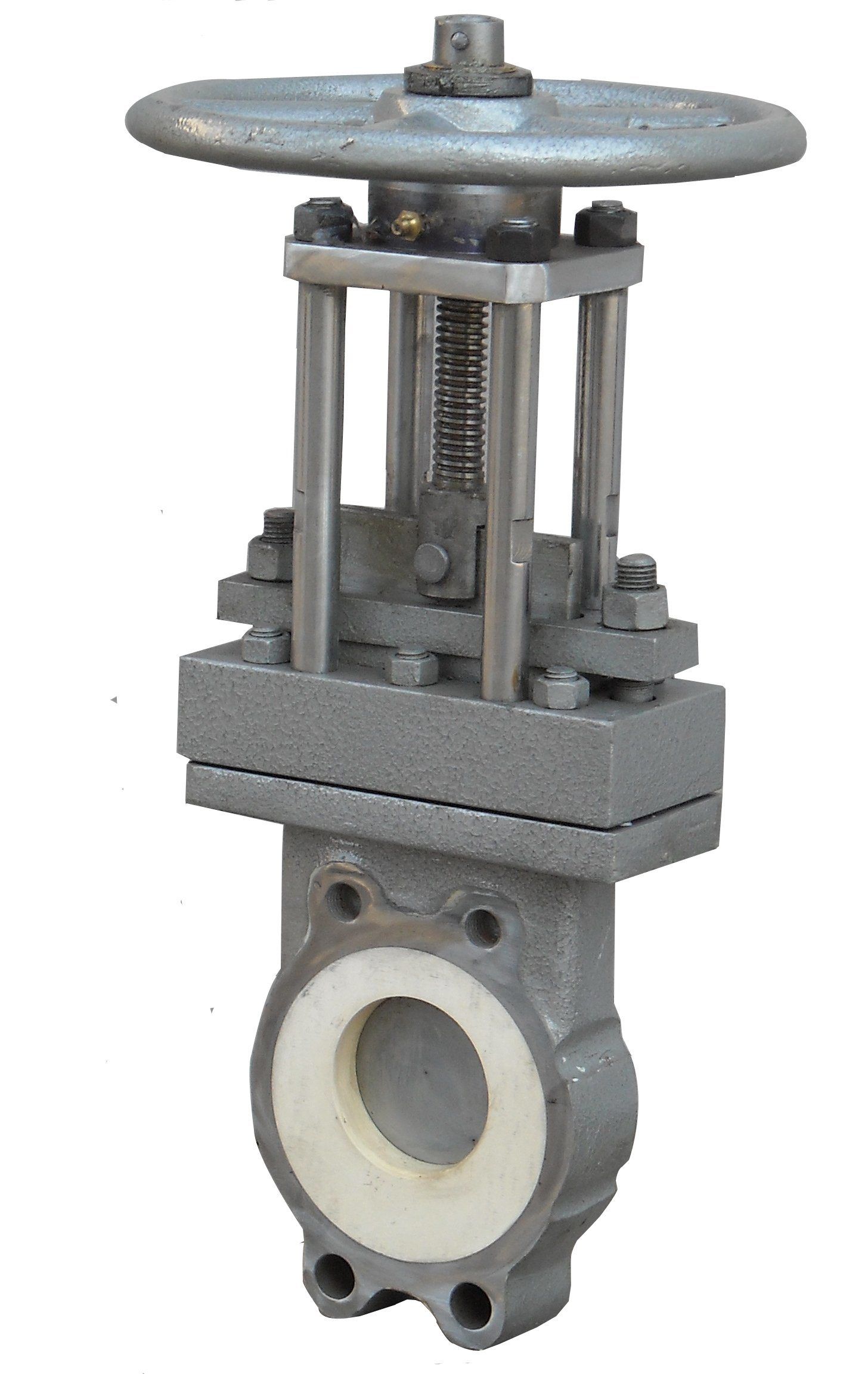 Ceramic Lined Knife Gate Valve with Handwheel