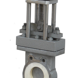 Ceramic Lined Knife Gate Valve with Handwheel