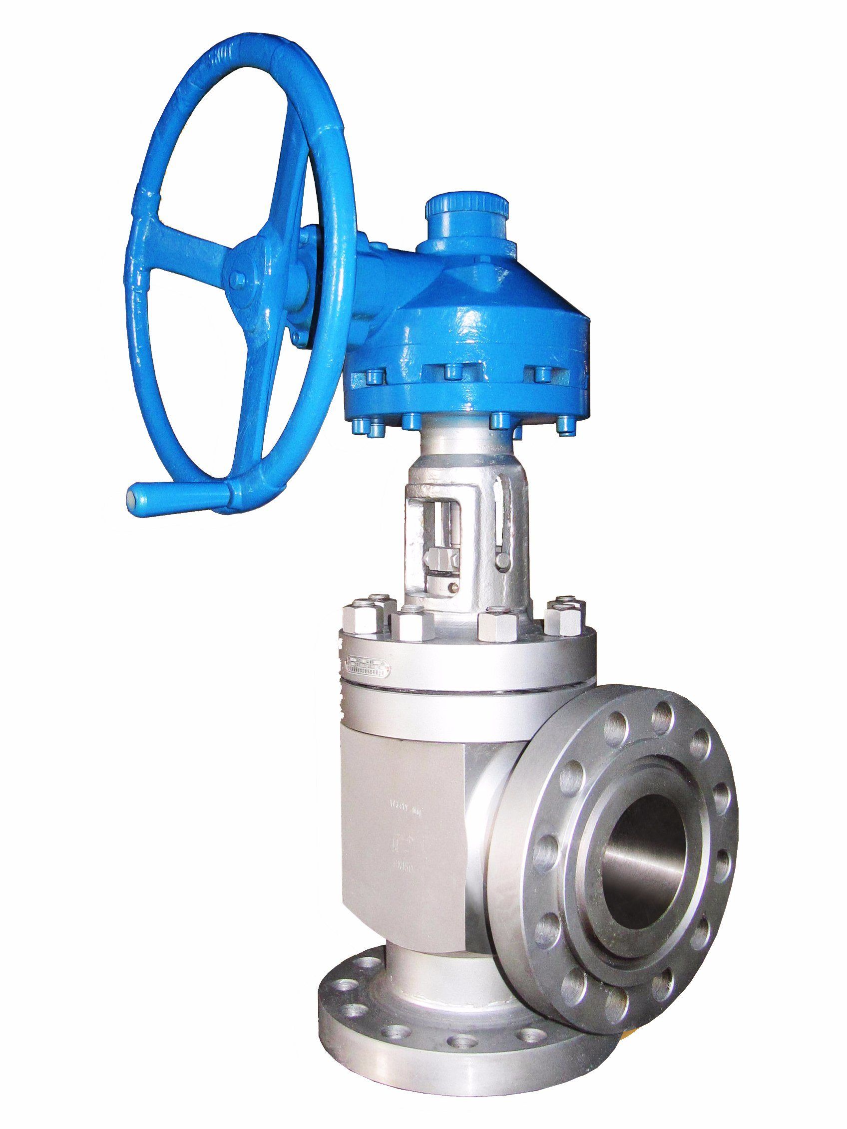 Wcb Angle Pattern Globe Type Isolation Valve Dn200/Pn16