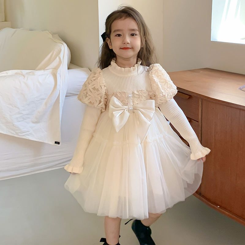 OEM Fashion Toddler Girls Dressed Princess Clothes Birthday Party Wedding Children for Kids Full Long Sleeve Embroidery Print