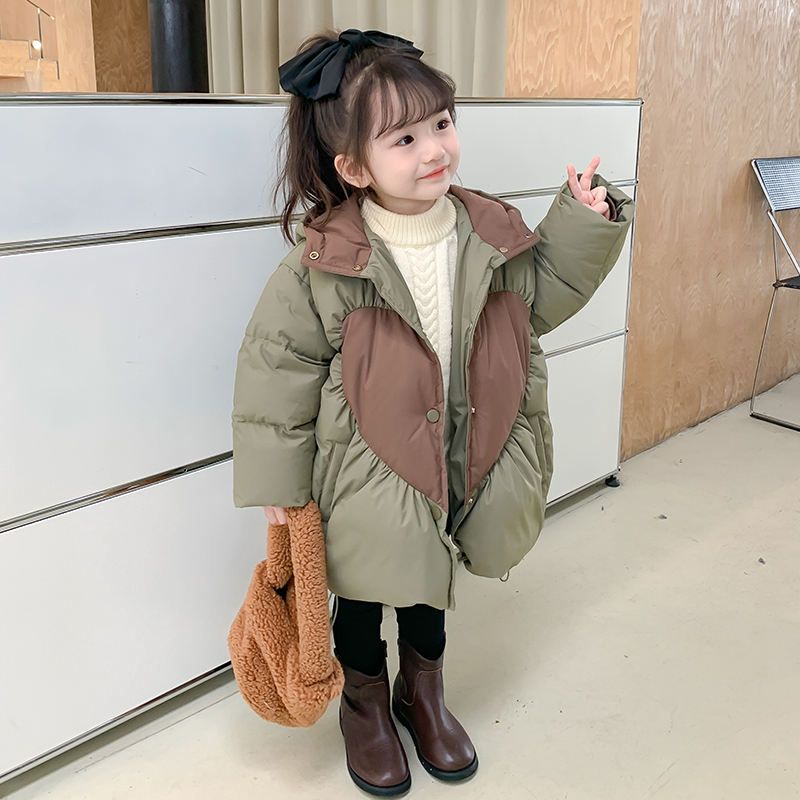 OEM 2023 High-end Children's Goose Down Coat Brand YOUTAO Zipper Down Jacket Kids 90% Goose Down Jacket Fashion Solid Girls 6005