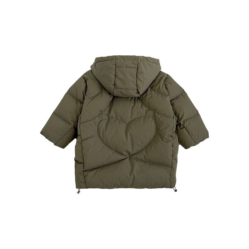 OEM 2023 High-end Children's Goose Down Coat Brand YOUTAO Zipper Down Jacket Kids 90% Goose Down Jacket Fashion Solid Girls 6005