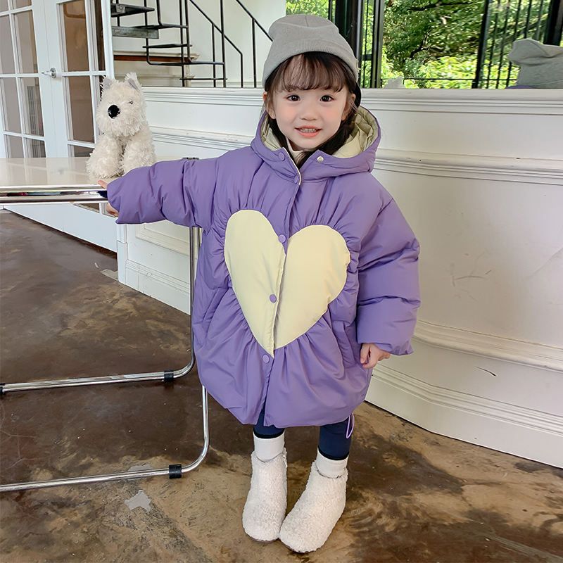 OEM 2023 High-end Children's Goose Down Coat Brand YOUTAO Zipper Down Jacket Kids 90% Goose Down Jacket Fashion Solid Girls 6005