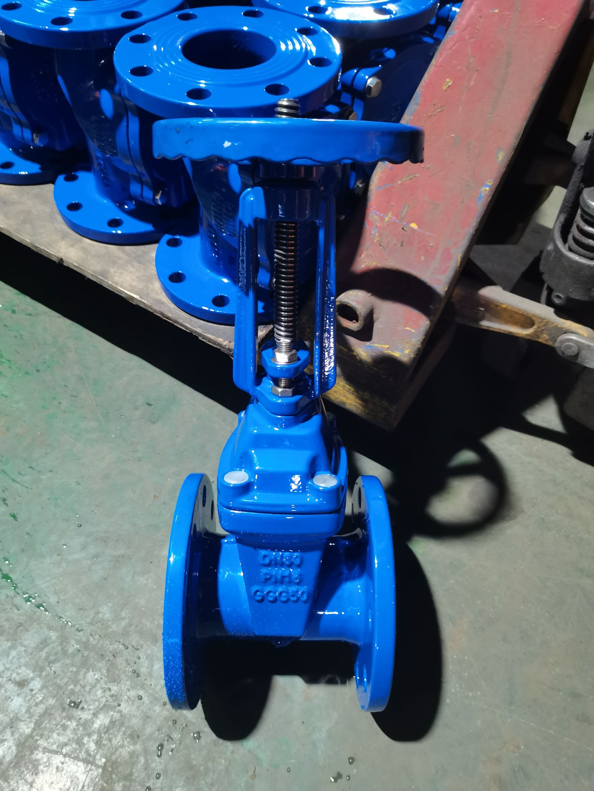 Soft sealed gate valve