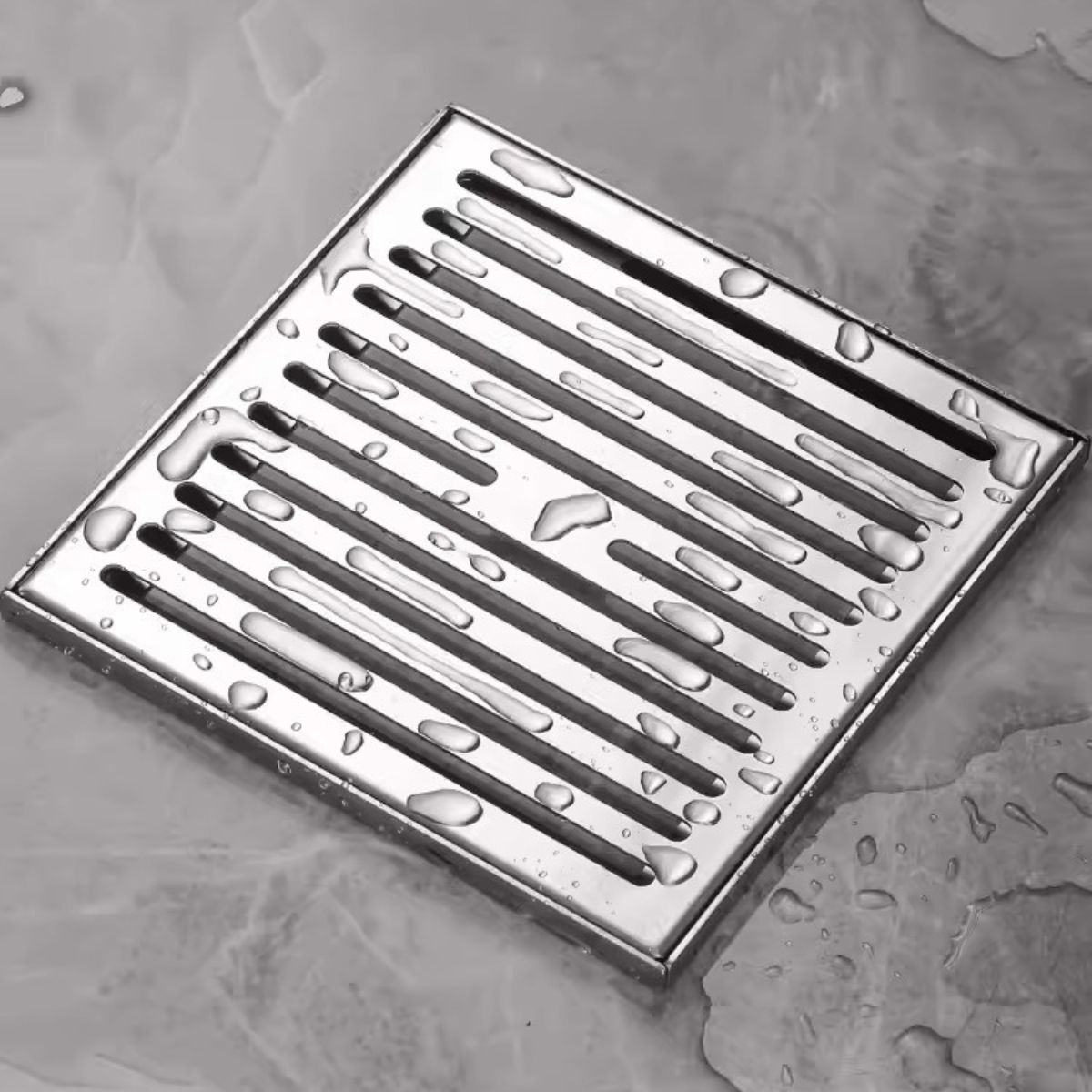 304 stainless steel drain grate Invisible gutter cover