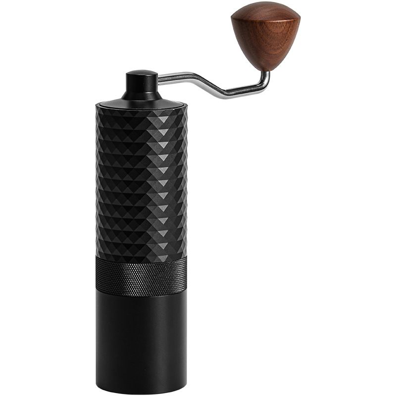 Stainless Steel Burr Portable Diamond Surface Manual Coffee Grinder