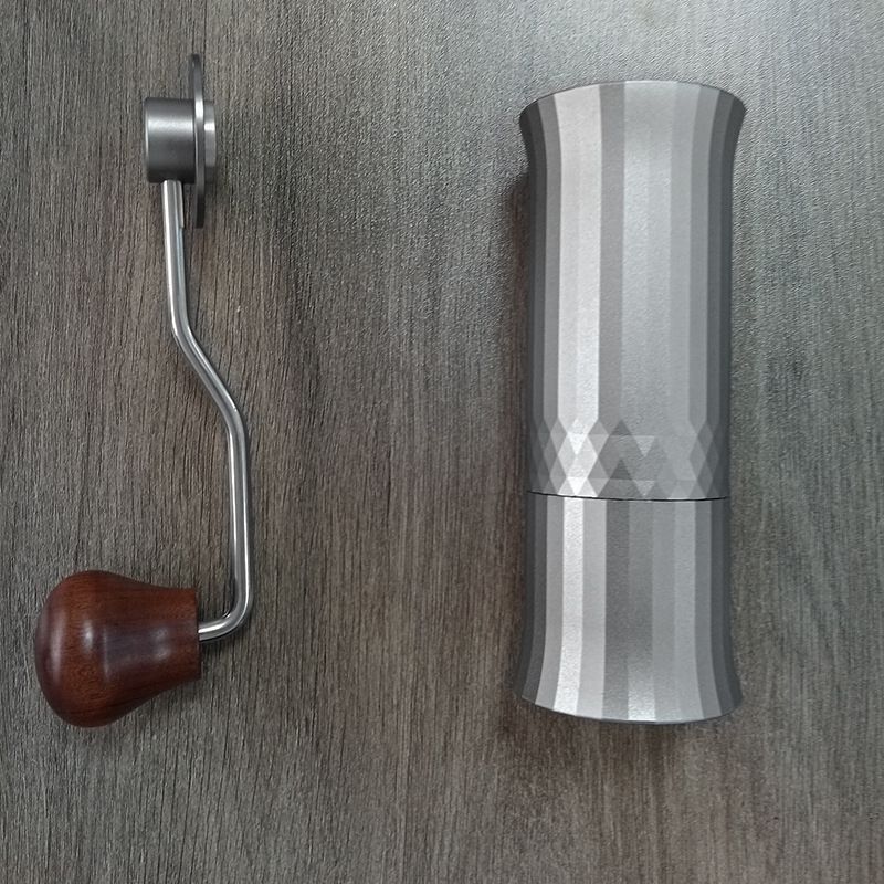 Portable Manual Pour Over Coffee Grinder With Stainless Steel Body