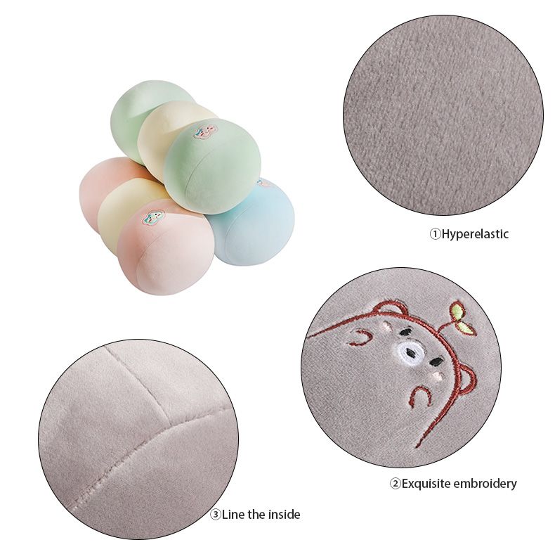 Personalized Microbeads Creative New Candy Column Throw Pillow Color Macaron Color Pillow