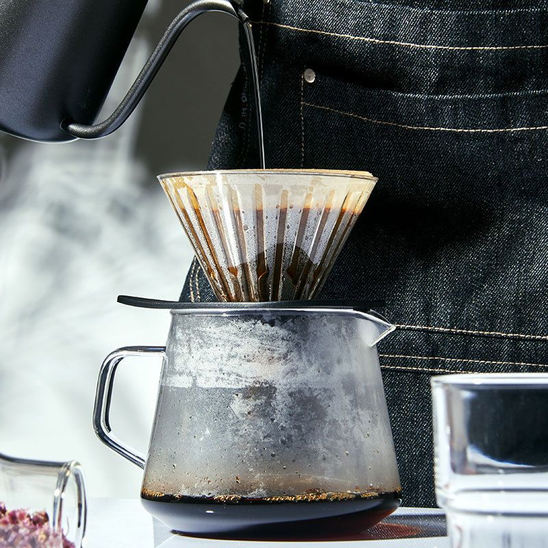 Stainless Steel Hanging Ear 360ML 600ml Long Narrow Drip Cup Pour Over Kettle Gooseneck With Wooden Handle