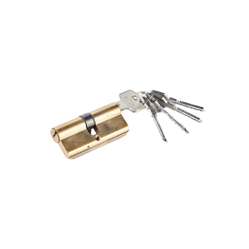 High Grade Euro Profile Mortise Double Open Cam Brass Lock Copper Door Lock Cylinder