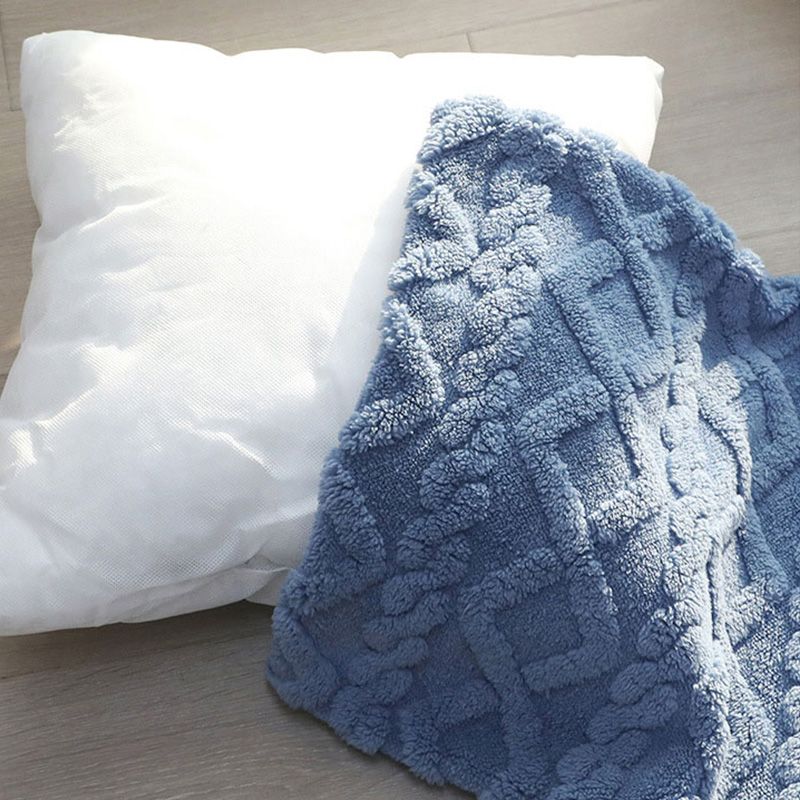 Soft Textured Knit Throw Pillow Cozy Decorative Cushion Cover