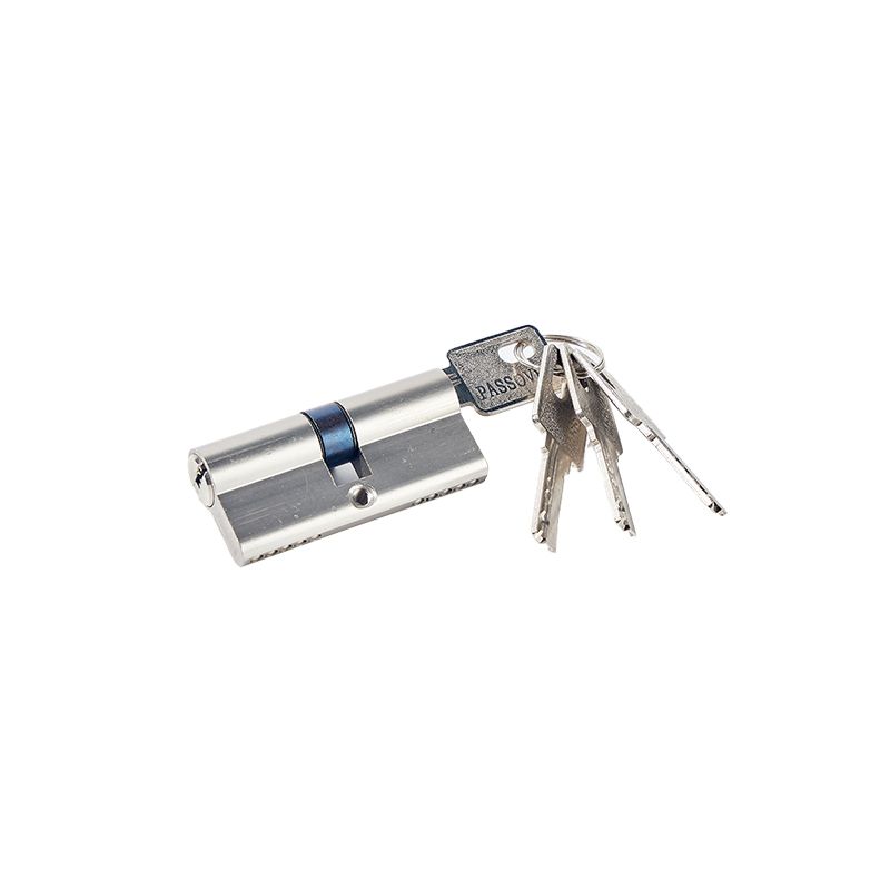 Anti Theft Indoor Bedroom Safety Lock Cylinder Key Cylinder Aluminum Iron Alloy With 3 Keys For Door Thickness