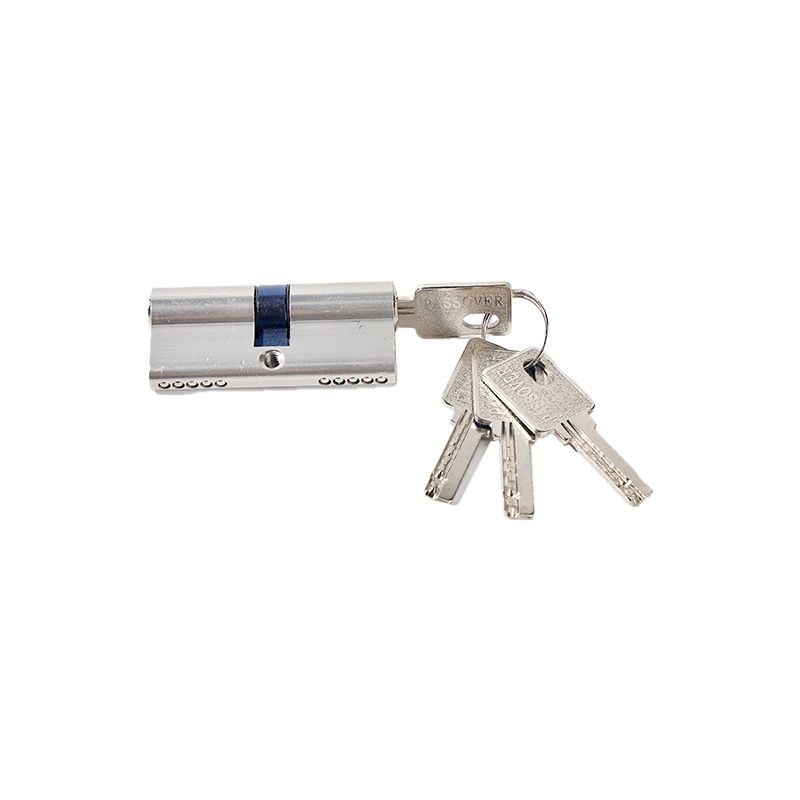 Anti Theft Indoor Bedroom Safety Lock Cylinder Key Cylinder Aluminum Iron Alloy With 3 Keys For Door Thickness