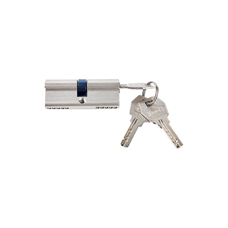 High Quality Brass 60mm Long Single Hand Screw Lock Includes 3 Keys Black Color Door Lock Cylinder