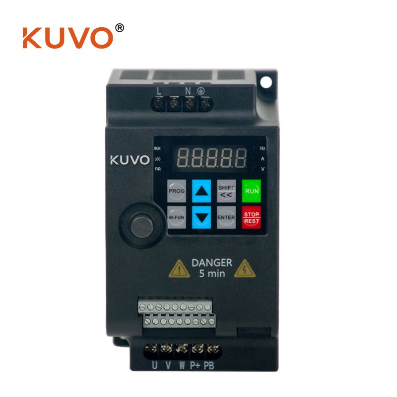 vfd drive 0.75kw 1.5kw 2.2kw 4kw 5.5kw frequency converter 50hz 60hz AC motor speed control VFD inverter-Kuvo