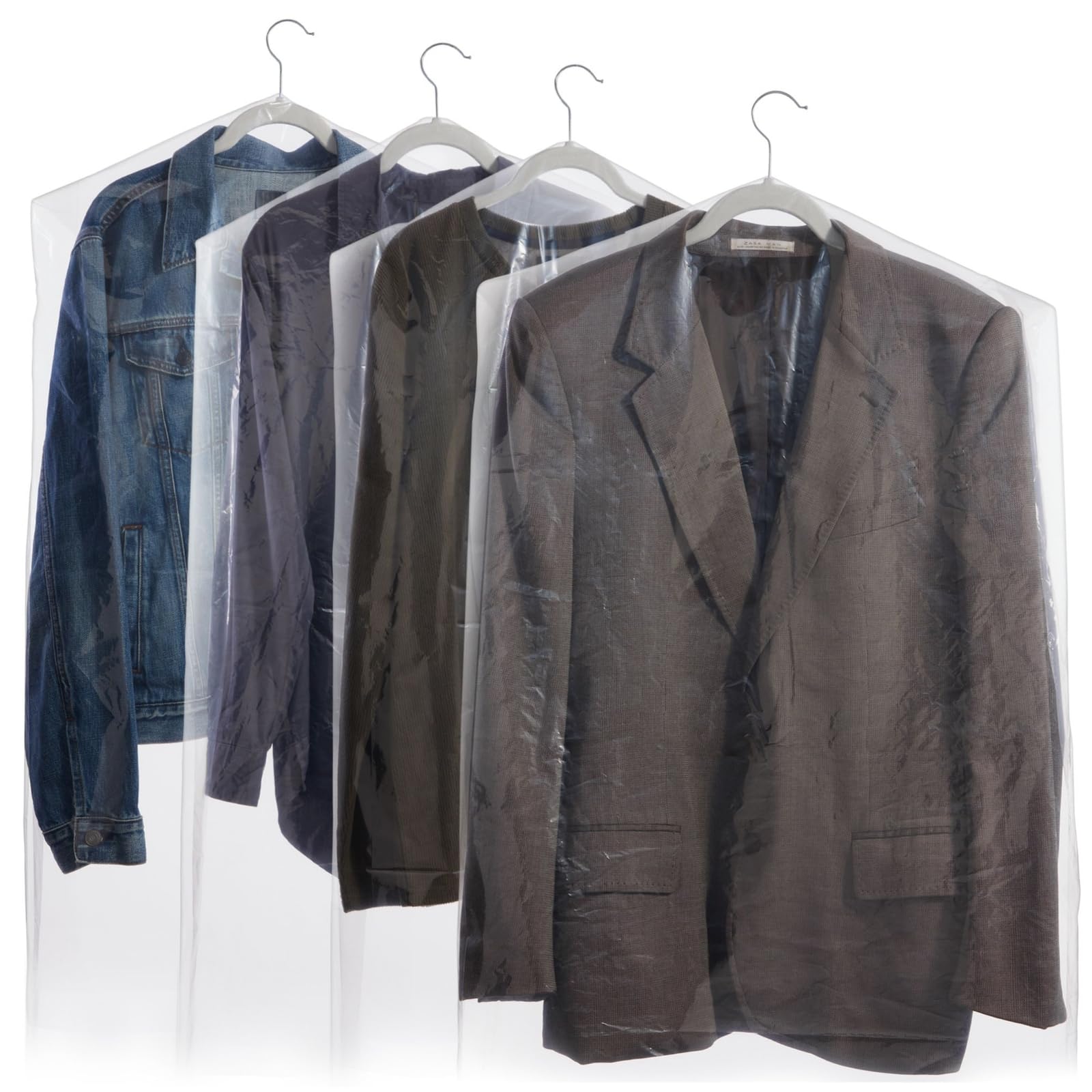 Dry Cleaning Hanging Dust Proof Garment Bags for Home Storage Clothing Stores & Dry Cleaners