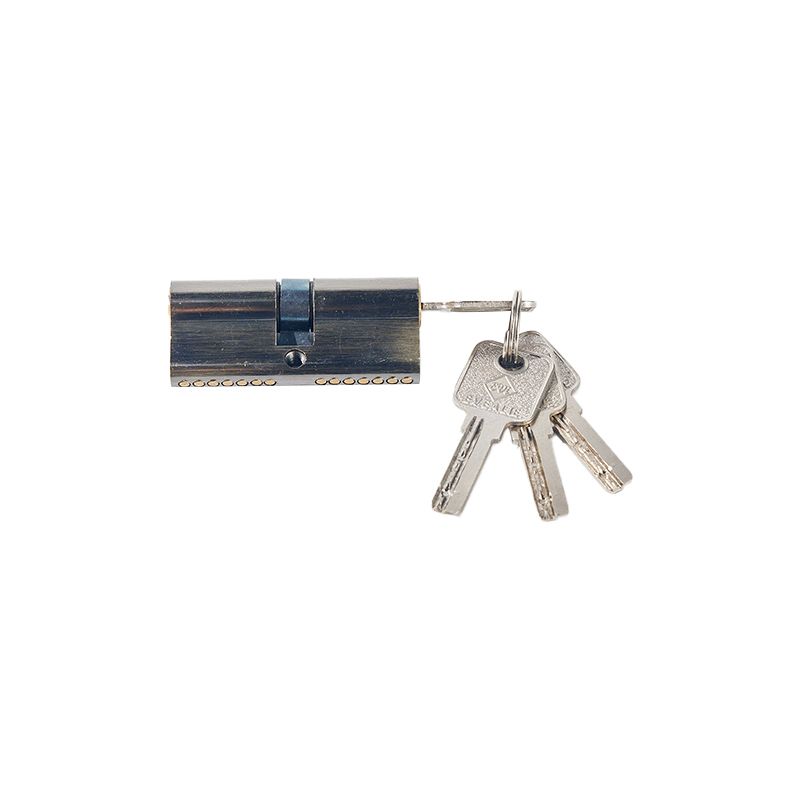 Double Cylinder Profile Brass Mortise Door Lock Cylinder With Keys