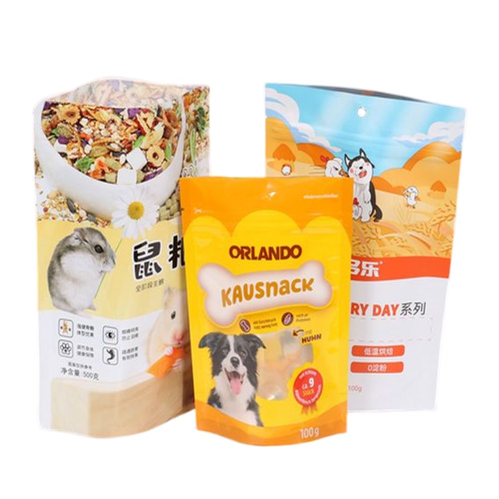 Custom products print mylar stand up pouch candy food packaging mylar ziplock bag pet plastic package bag