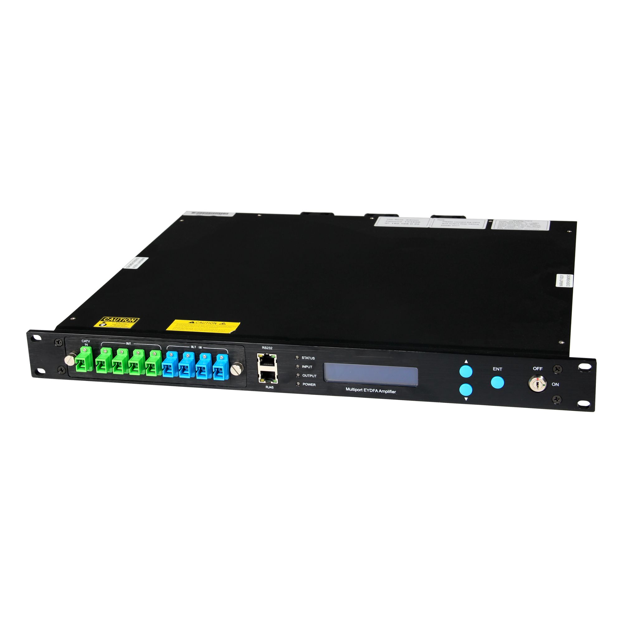 Mini Wdm 4ports 8Ports 32 Ports EDFA 1550nm Fiber Optical Amplifier EDFA 16 Port 22 dBm with WDM